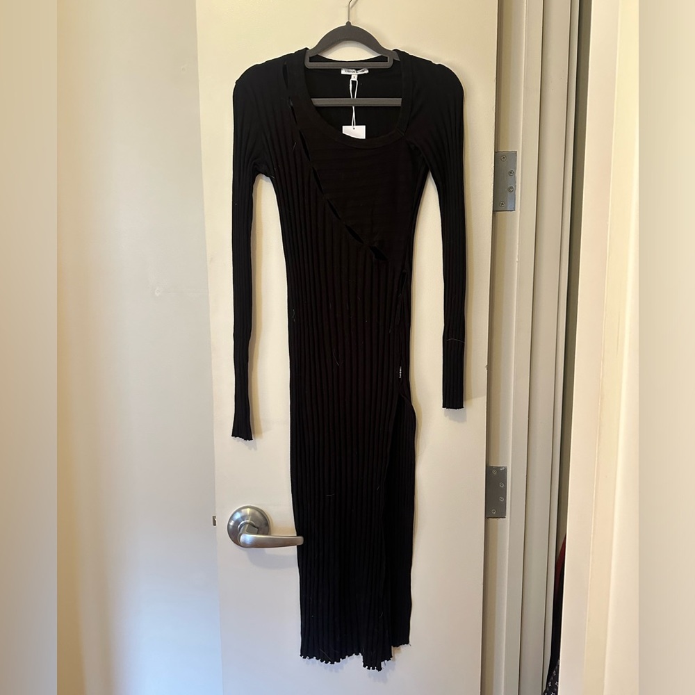 Cotton Citizen Midi Knee Height Dress with Slit